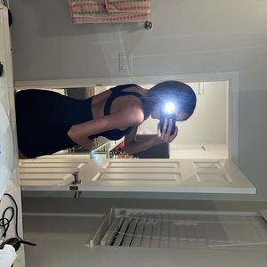 Princess polly black backless dress